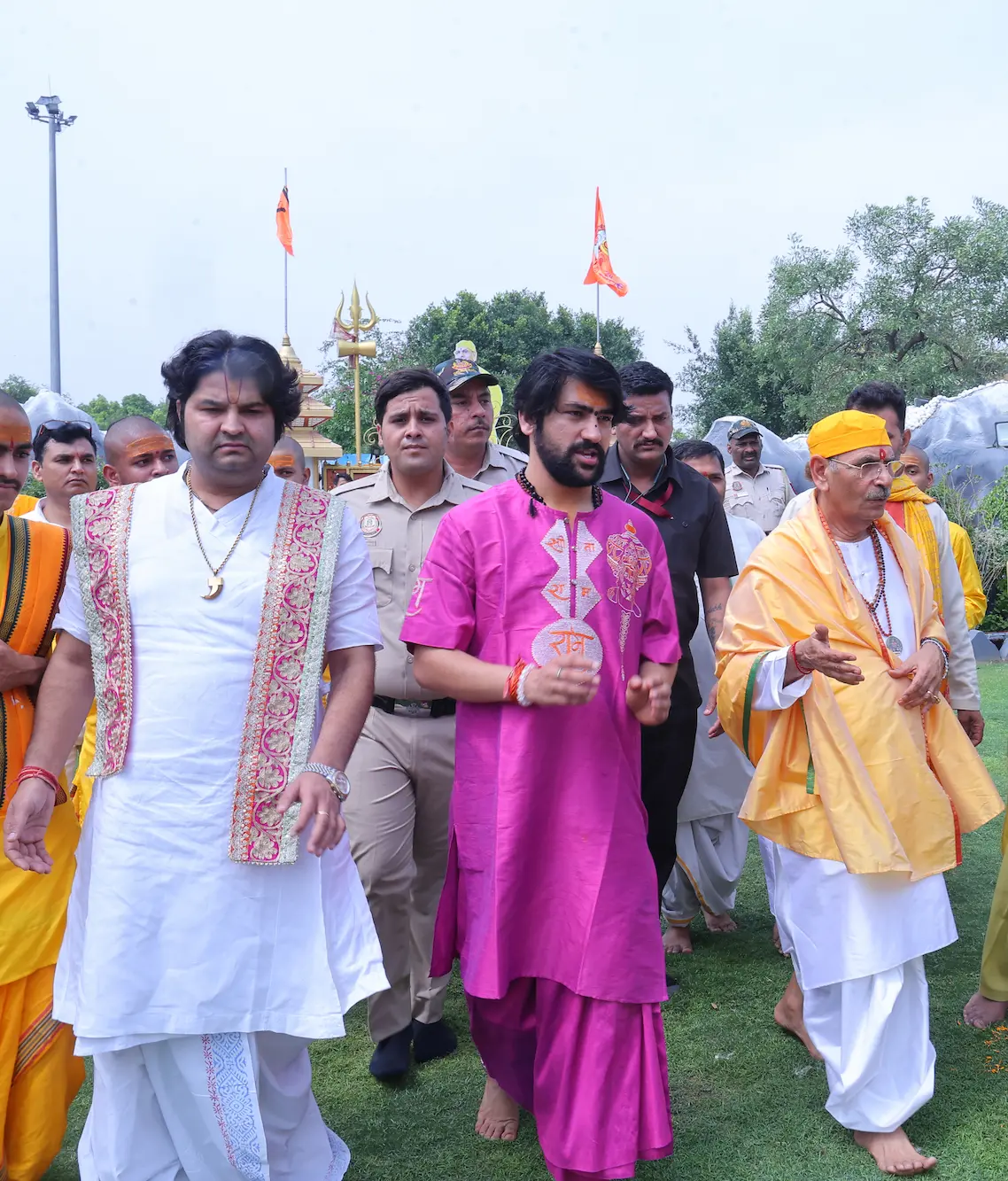 Community gathering during a festival celebration