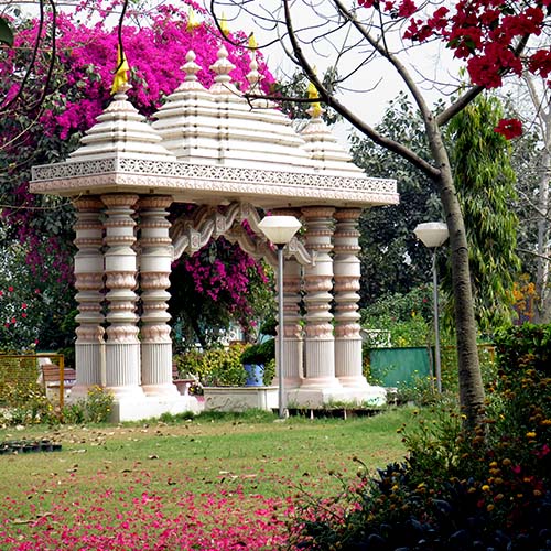Sacred diya lamp with warm flame